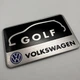 Наклейка Rline VW Volkswagen (Фольксваген) Golf металлическая 80 мм 50 мм шильдик табличка гольф - изображение 5