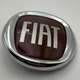 Емблема значок на капот Fiat Фіат 95 мм червоний хром - зображення 8