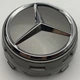 Ковпачок на литі диски Mercedes AMG 0004000900 75 мм 70 мм 14 мм графіт заглушка мерседес - зображення 2