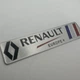 Наклейка Renault (Рено) на кузов шильдик табличка металл 120 мм 27 мм - изображение 3
