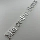 Табличка Mercedes-Benz (мерседес) шильдик емблема напис хром на кришку багажника 223 мм 28 мм - зображення 4