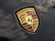 Емблема PORSHE (Порше) 68 мм 52 мм золото знак шильдик на капот багажник 99655921101 - изображение 3
