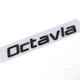 Шильдик логотип OCTAVIA А5 чорна октавія табличка (шкода) Skoda металева - зображення 1