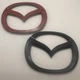 Mazda знак мазда значок задня емблема кришку багажника 105 мм чорна - зображення 2