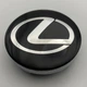 Колпачок с логотипом Lexus черные 56 мм 52 мм лексус заглушка в диск - изображение 1
