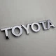 Знак эмблема (тойота) TOYOTA 120 мм 20 мм шильдик табличка хром шильдик - изображение 2