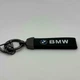 Брелок для ключів шкіряний екошкіра BMW темляк із карабіном бмв карбон - зображення 4