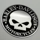 Металлический шильдик эмблема ЧЕРЕП Харли Дэвидсон Harley Davidson 90 мм Motorcycles 9 см - изображение 2