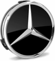Ковпачки на диски Mercedes Benz Mercedes чорні 75 мм 70 мм глянець мерседес - зображення 6