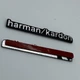 Шильдики наклейки з емблемою Harman Kardon 4.4см 0.45см 4 штуки - изображение 3