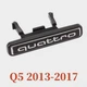Шильдик эмблема в решетку радиатора Audi Quattro Значок ауди кватро Ауди Q5 2013-2017 - изображение 4