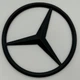 Эмблема шильдик Mercedes-Benz (Мерседес)70 мм на крышку багажника черный глянец знак - изображение 4