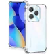 TPU чохол GETMAN Ease logo посилені кути Full Camera для Infinix Hot 40 Безбарвний - зображення 3