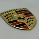 Наклейка Porsche металл порше табличка шильдик на кузов авто 55 мм 69 мм - изображение 3