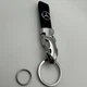Брелок для ключів екошкіра чорна голова тигра мерседес Mercedes-Benz - зображення 2