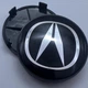 Колпачок Acura акура заглушка для дисков черная 68 мм 65 мм - изображение 1