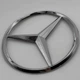 Эмблема шильдик Mercedes-Benz ( Мерседес) 90 мм на крышку багажника хром знак - изображение 1