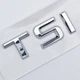 Напис TSI шильдик 65 мм табличка емблема на задню частину авто Skoda шлуночка хром - зображення 1