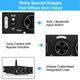 Цифровой аудиоусилитель Douk Audio NS-15G Mini TPA3116 HiFi Bluetooth 5.0 класса D стерео, мощность 100 Вт*2 для акустических систем Black (DZ036) - изображение 7