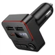 АЗП з FM-модулятором BOROFONE BC60 Hero 35W(1A1C) car BT FM transmitter Black - изображение 3