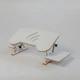Столик для ноутбука K3 Craft Flex (59 х 34 х 21 см), колір White, із змінним кутом стільниці та підставками для мишки та чашок - изображение 1