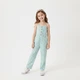 Детский легкий летний комбинезон из поплина для девочки 116см (5-6Y) H&M бирюзовый - изображение 1