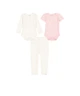 Дитячий комплект Calvin Klein 2 боді та штани 1159854704 (Молочний/Рожевий 0-3M) на зріст 56-61 см - зображення 2