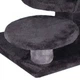 Когтеточка для кота Springos PA1036 с игрушкой 5-уровневая 87 см Графитовая (5907719457581) - изображение 2