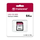 Карта пам'яті Transcend 64GB SDXC class 10 UHS-I U1 V10 (TS64GSDC300S) - зображення 2