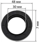 Сальник 30×48×7 TC (saln450) - изображение 3