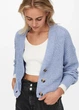 Кардиган женский Oversize укороченный вязаный однотонный Only Голубой 18793 XS (укр 40-44) - изображение 2