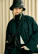 Панама женская VILSS Moncler Raincoat VL-2203-BL 55-58 Черная (VL-2203-BL) - изображение 5