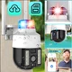 Уличная камера видеонаблюдения поворотная WIFI Smart A15-4G-2MP световая сигнализация - изображение 3