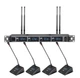 Беспроводные микрофоны 4 штуки с радиосистемой SuKam UHF.SM400.4CH для конференц связи - изображение 2