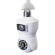 IP-камера лампочка WiFi Smart PTZ-Bulb 2MP двойная камера видеонаблюдения в патрон Е27 - изображение 2