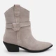 Женские ботильоны замшевые Ashoes 2440 40 25.5 см Т.Латте (ROZ6501005283) - изображение 1