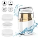 Щетка массажная для чистки лица Foreo Face-Cleaner аккумуляторная, ультразвуковая, 3 режима, 3 насадки - изображение 10