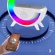 Портативна колонка Bluetooth 3в1 SUNROZ WirelessCharger R99 з RGB нічником та бездротовою зарядкою Білий - зображення 7