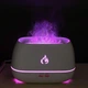 Ультразвуковий зволожувач повітря-нічник Air Purifier 6W з ефектом полум'я на 7 кольорів, USB Білий - зображення 9