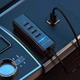 USB 3.0 Hub на 4 порти із вбудованим кабелем 30см Grand G303 до 5 Гбіт/с Чорний - зображення 2