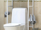 Стелаж над унітазом Home Toilet Rack 152 см Підлогова стійка у ванну з трьома полицями Біла - зображення 5