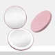 Кишенькове дзеркало з підсвічуванням LED J-Mirror MakeUp D8 косметичне, подвійне, регулювання яскравості, USB Рожеве - зображення 6