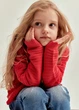 Детский вязаный кардиган для девочки Coccodrillo Maxitropic Girl Kids WC5172201MGK-029 104 см Малиновый (5904986500101) - изображение 7