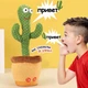 Танцующий кактус поющий 120 песен с подсветкой Dancing Cactus TikTok игрушка Повторюшка кактус - изображение 6