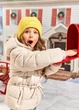 Детская зимняя куртка для девочки X-Woyz DT-8368-3 128 см Молочная (2000002510246) - изображение 8
