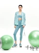 Спортивный топ для фитнеса женский Nike W Nk Df Indy Hgh Spt Bra FD1068-017 XS Мятный (0198483018909) - изображение 6