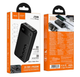 Павербанк Power bank Hoco J154A 20000 mAh 22.5W + PD 20W з дисплеєм black - зображення 4