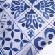 Скатерть SoundSleep Blue Mosaic водоотталкивающая 130х180 см белая (2800005024364) - изображение 7