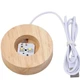 Світлодіодний нічник кришталева куля 8 см акумуляторна 5Вт USB тепле біле свічення Колір коричневий для дітей - зображення 9