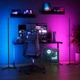 Підлогова лампа RGB 180см LED світильник із USB для освітлення кутового простору колір чорний матеріал ПВХ - зображення 6
